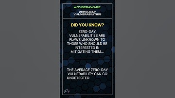 #Cybersecurity - Zero-Day Vulnerabilities