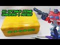 KO G1 Optimus Prime Toy Unboxing and Review!