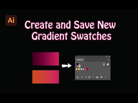 Illustrator Tip: How to Create and Save New Gradient Swatches in Adobe Illustrator | Tutorial