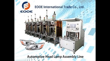 Car Headllight Automatic Assembly Line, Headlamp Assembly Line