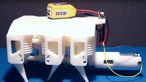 MIT Prints A Walking Robot With No Assembly Needed