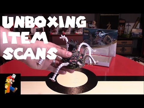 Guardian Amiibo Unboxing, Item Scans, & Review