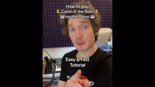 How to play “Carol of the Bells” on the Piano 🔔🎹 Easy & Fast Tutorial 🎹 (Both Hands)