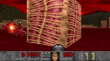 Doom + Doom II: Legacy of Rust - E1M2: Sanguine Wastes (100%) [Secret Exit]