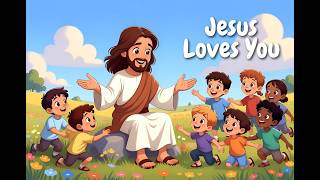 🌟 Jesus Loves You! | Joyful Bible Song for Kids 🎵✨ Learning to Share & Help Others ❤️