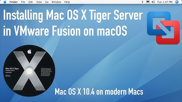 How to setup a Mac OS X Tiger (Server) Virtual Machine on VMware Fusion