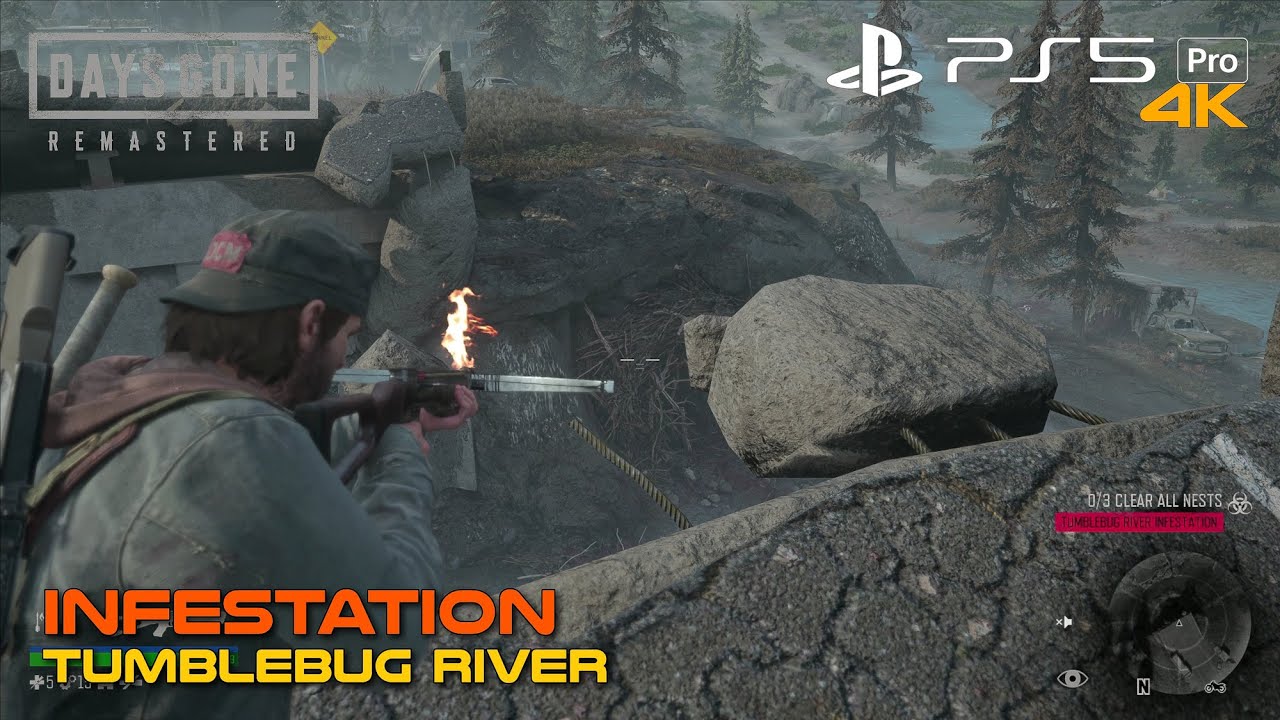 DAYS GONE REMASTERED | Tumblebug River Infestation | PS5 Pro | 4K