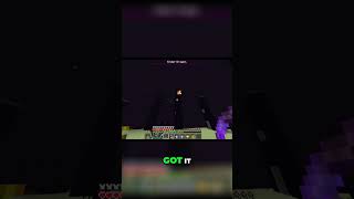 Clutch Minecraft Kill! Stealing Kills Against Ender Dragon #shorts