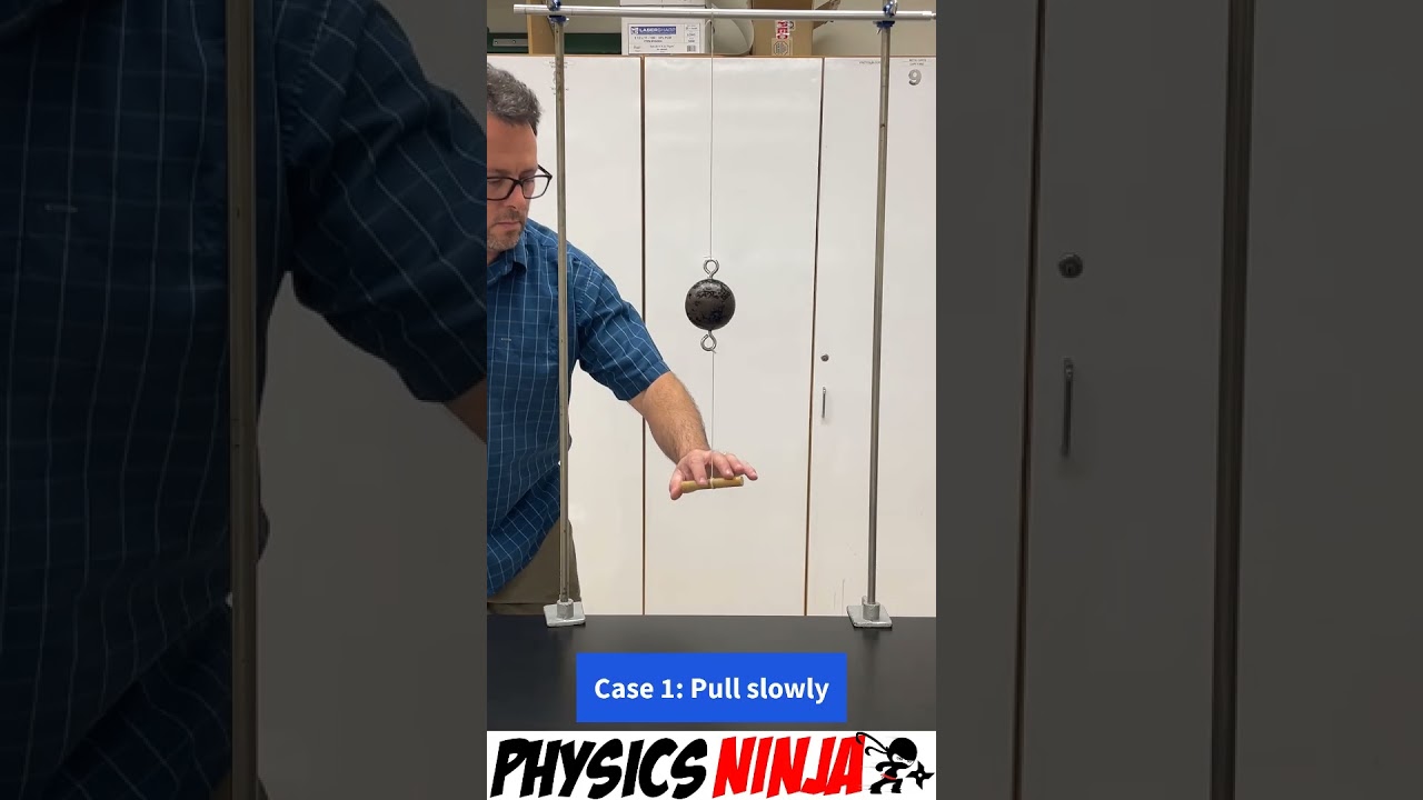 Inertia demo #physics #experiment