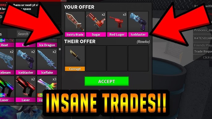 I AM SHOCKED THAT I GOT THIS TRADE (ROBLOX MURDER MYSTERY 2