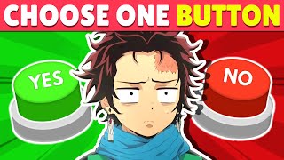 CHOOSE ONE BUTTON! ✅ YES or ❌ NO | ANIME GAME 🔥 Wealth