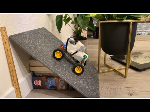 Making Lego Car Climb Slopes !