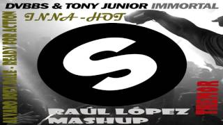 Dimitri & like mike tremor & Hot INNA vs Ready for Action &  Inmortal (Raúl Lopez )Mashup screenshot 4