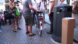 Inaugurazione Free Bike Pump a Crema