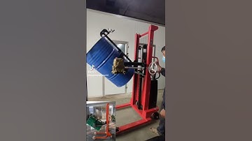 Xe Nâng Quay Đổ Phuy Điện- Xe nâng thùng phuy- 0906904446