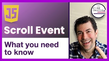The “scroll” event JavaScript Tutorial | window.onscroll