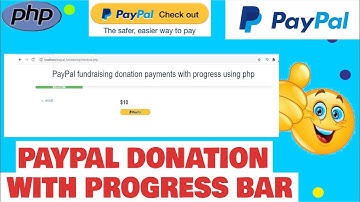 PayPal donation payment integration with progress in php