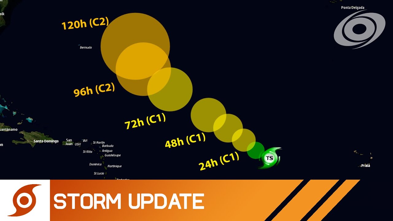 Tropical Storm Gaston - Update 2 (15:00 UTC, August 24, 2016) hurricane news video