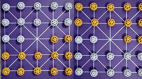 12 beads village style game  || 2 player mind game || learn to play