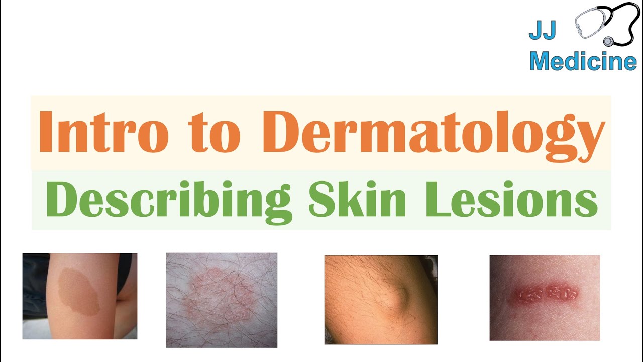 Introduction To Dermatology The Basics Describing Skin Lesions