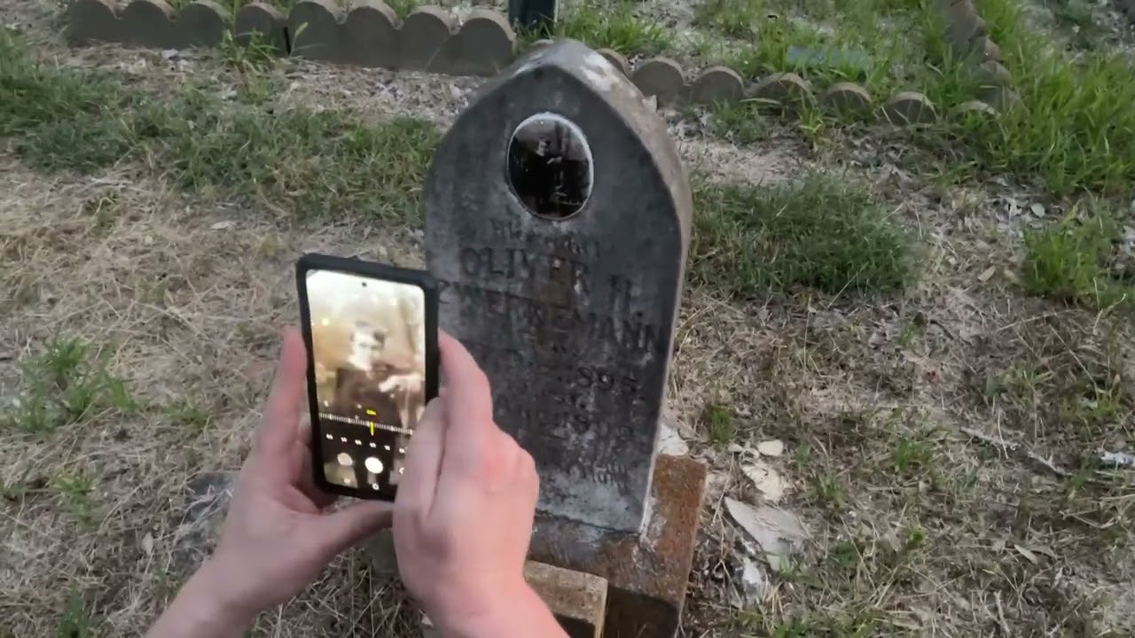 Spooky cemetery in Round Top, Texas YouTube