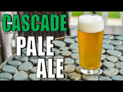 All American Glass - Brewing a CRUSHABLE American Pale Ale with CASCADE Hops | Grain to Glass