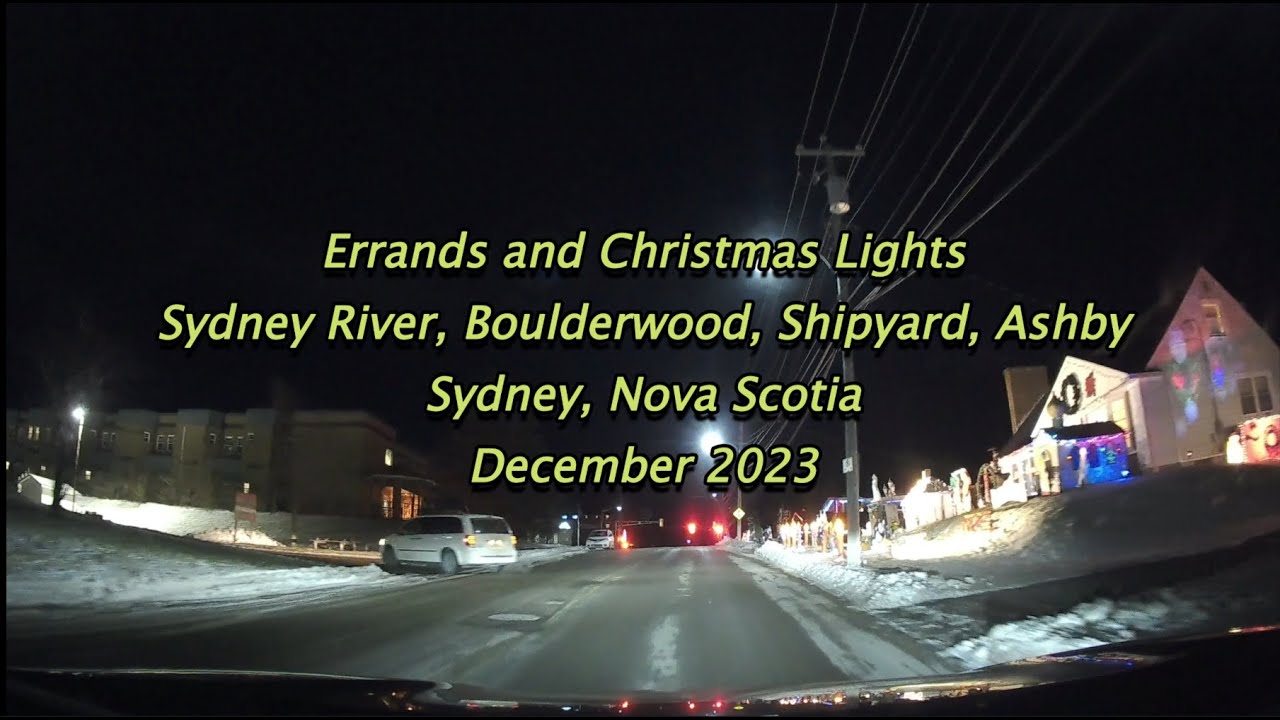 Sydney River and Sydney, NS - December 23, 2023