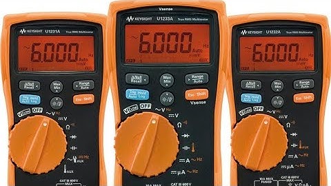 Keysight/Agilent U1231A Multimeter Review & Teardown!