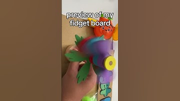 my fidget board ASMR