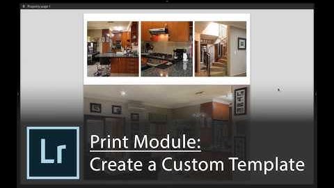 Lightroom cc 2015 Create a Custom Print Module Template