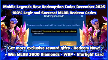 Mobile Legends Redeem Codes December 14, 2025 - MLBB Redeem Codes | Where to get legit MLbb code