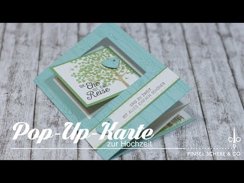 Pop-Up-Karte zur Hochzeit | Besondere Kartenformen | Tutorial | Stampin' Up!