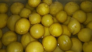 تخليل الليمون || تخليل الليمون المسلوق بأسهل طريقه 🍋