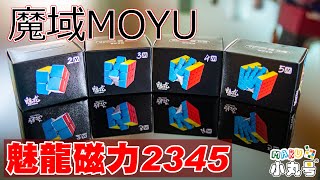 [五尾開箱] 挑戰戰最便宜!  魔域魅龍磁力系列  Moyu Magnetic Cubes