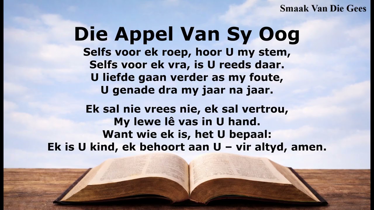 Die Appel Van Sy Oog