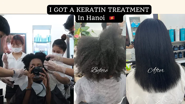 BLACK GIRL gets a keratin treatment in Vietnam  (S...