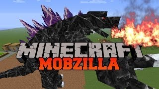 Minecraft Mobzilla Strongest Boss Mob In Minecraft Mod Showcase