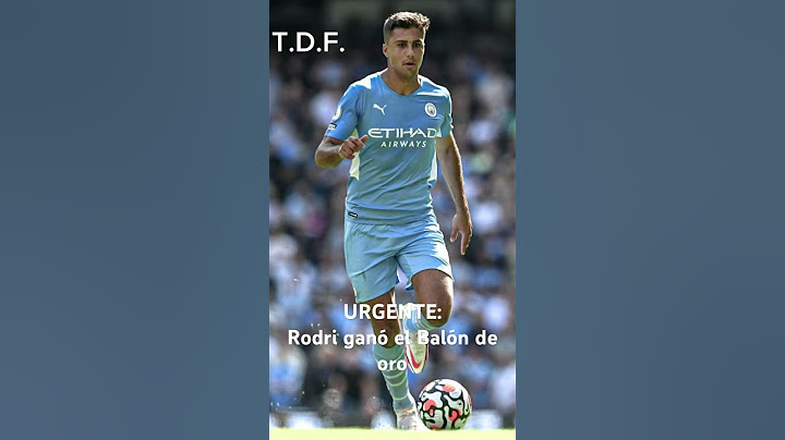 Después de la baja de Vinicius, lo ganó Rodri