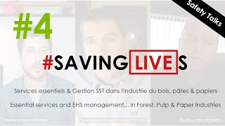 #SavingLIVEs - Services essentiels &amp; Gestion SST dans les industries Bois, pâtes&amp;papiers - Prévibois