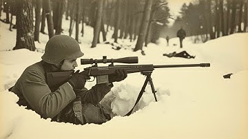 How a Single US Sniper Outsmarted an Entire German Battalion — With a Trap Hidden in a Frozen Corpse
