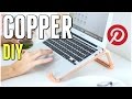 Pinterest hack  diy copper laptop stand  carly musleh