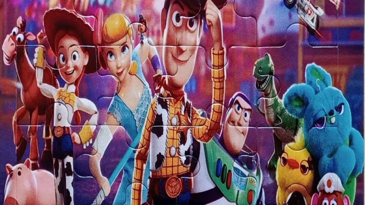 Assemble a Toy Story Jigsaw Puzzle for kids I Puzzle Dazzle YouTube