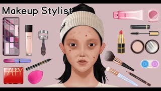 ASMR | Makeup Tutorial | Flower Fairy Transformation From Single Eyelid Girl screenshot 5