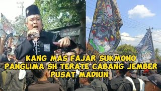 Kang Mas Fajar Sukmono Panglima PSHT Cabang Jember