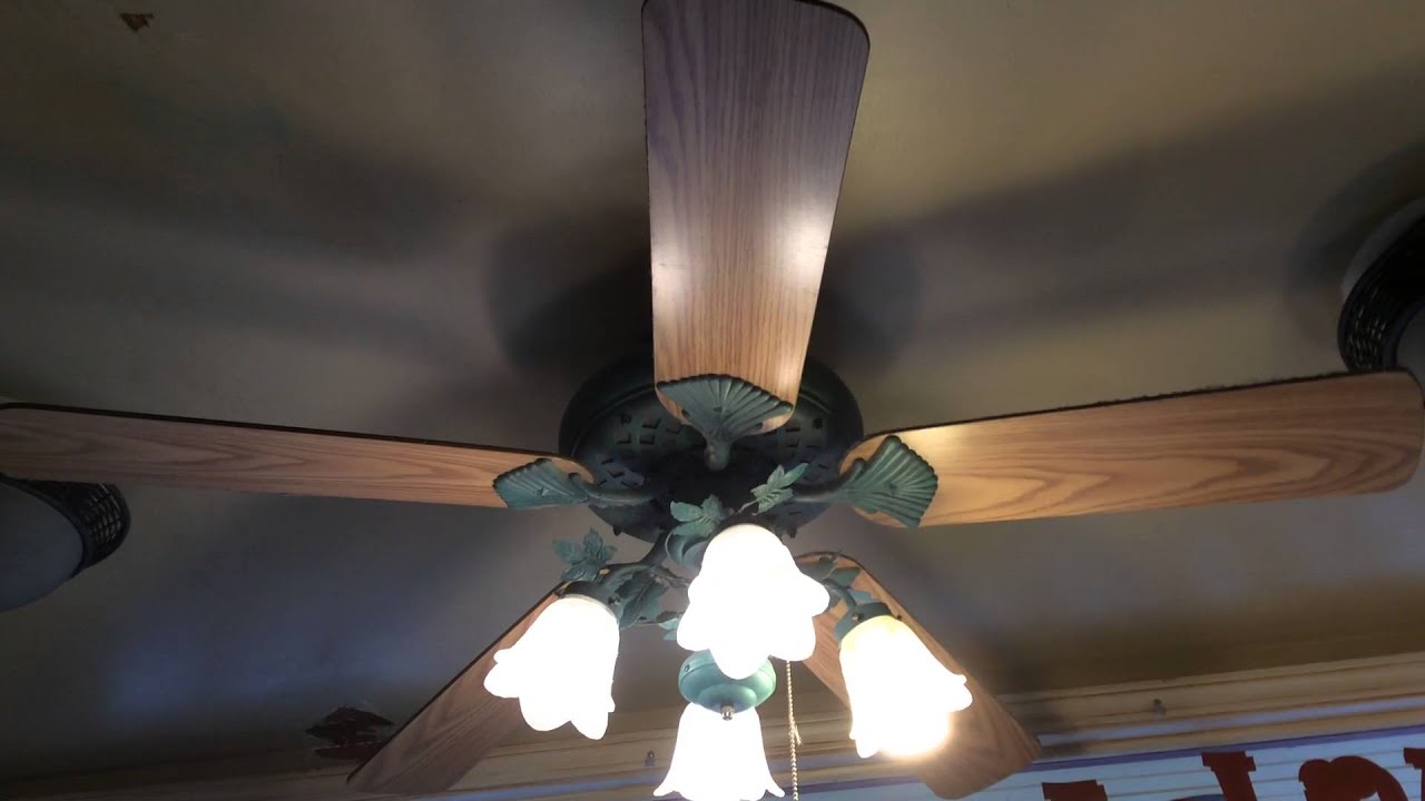 52 Harbor Breeze Sausalito Ceiling Fan In A Gift Shop Youtube