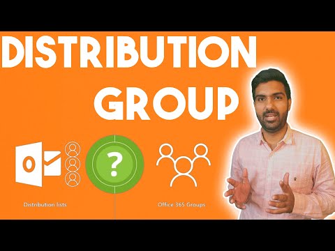 Create Distribution Groups