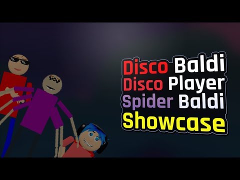 Disco Baldi Disco Player And Spider Baldi Showcase Baldi S Basics Roleplay Alpha Youtube - roblox baldi rp how to get spider baldi 2019