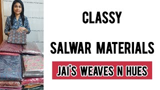 Exclusive Collection Modal Silk Linen Cotton Jamdhani Chanderi Hand Picked Collections