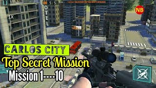 Sniper Master City Hunter Carlos City Top Secret Mission 1-2-3-4-5-6-7-8-9-10 screenshot 5