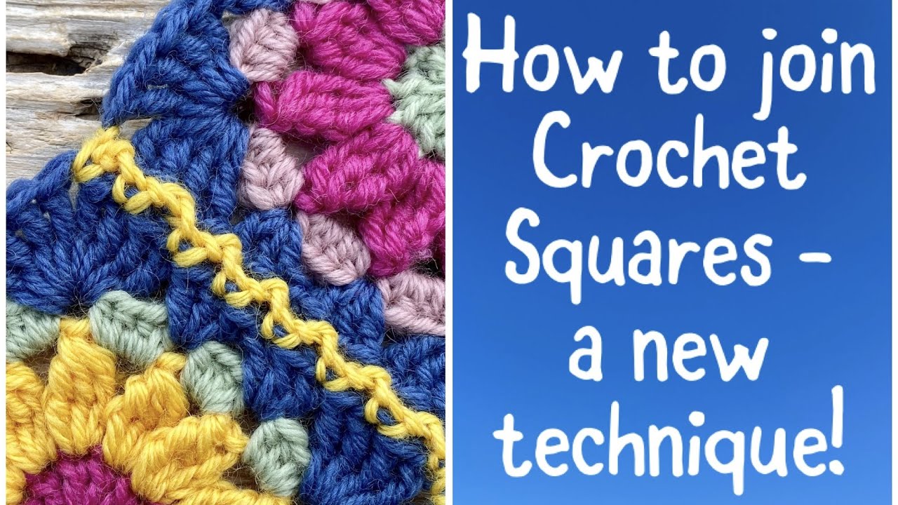 Granny square joining tutorial – Carina's Craftblog